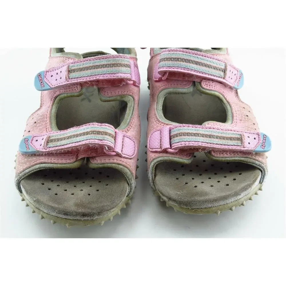 Geox Toddler Sz 10.5 Medium Pink Sandals‎ Synthetic